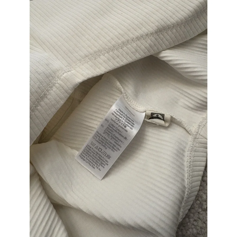 Madewell Ribbed White Tank Top Size XL Womens - Picture 4 of 6